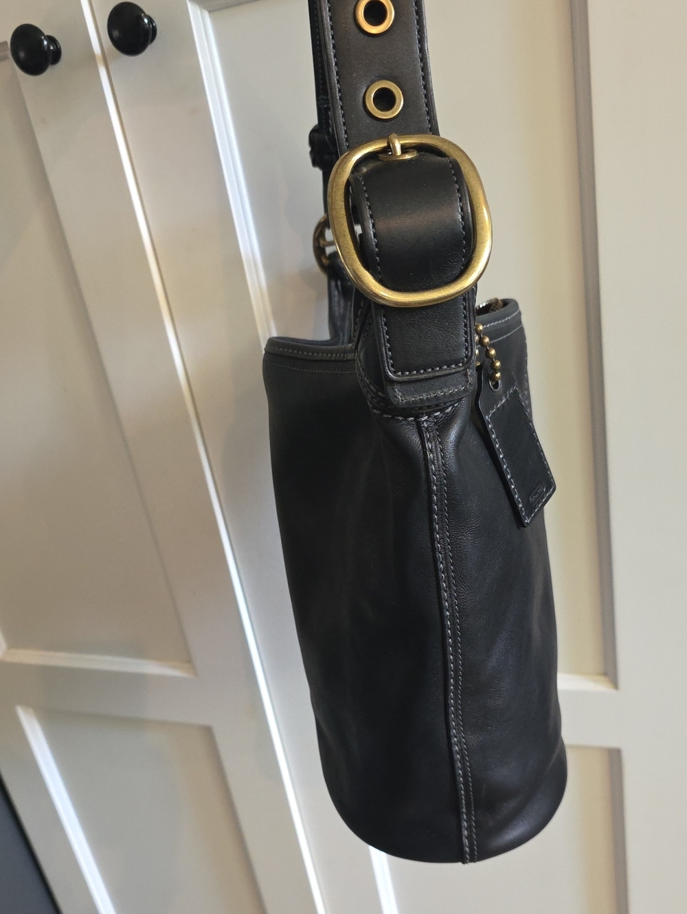 Coach Bleecker Bucket Bag With Tattersall Lining Like New!! - Picture 10 of 10